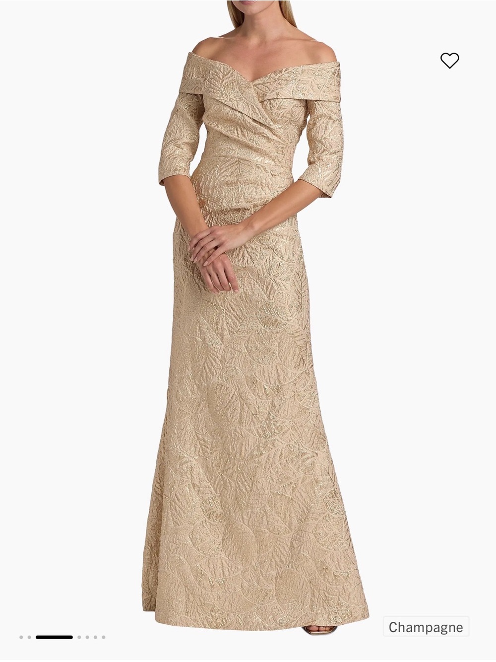 Teri Jon by Rickie Freeman
Metallic Brocade Mermaid Gown